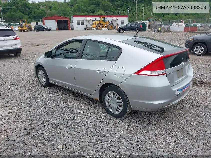 jhmze2h57as008203 JHMZE2H57AS008203 2010 Honda Insight Lx