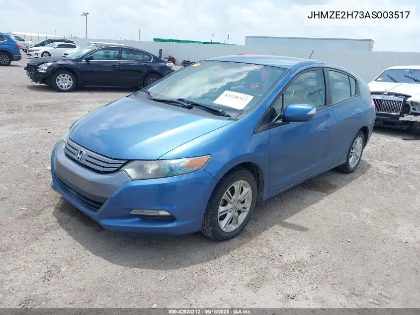 2010 Honda Insight Ex VIN: JHMZE2H73AS003517 Lot: 42528312