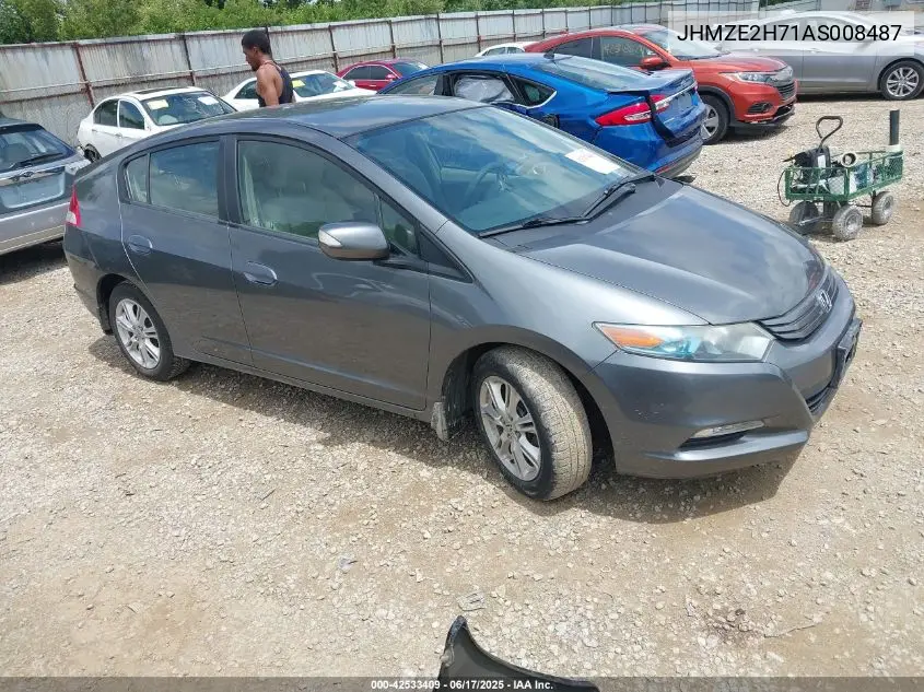 2010 Honda Insight Ex VIN: JHMZE2H71AS008487 Lot: 42533409