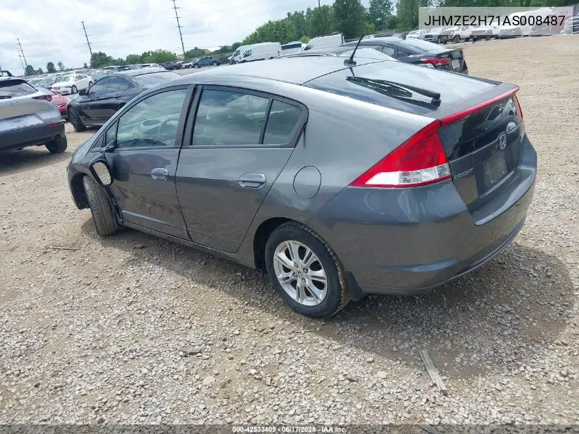 2010 Honda Insight Ex VIN: JHMZE2H71AS008487 Lot: 42533409