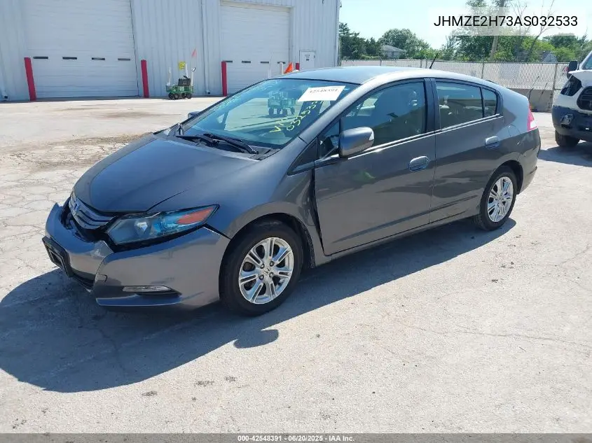 2010 Honda Insight Ex VIN: JHMZE2H73AS032533 Lot: 42548391