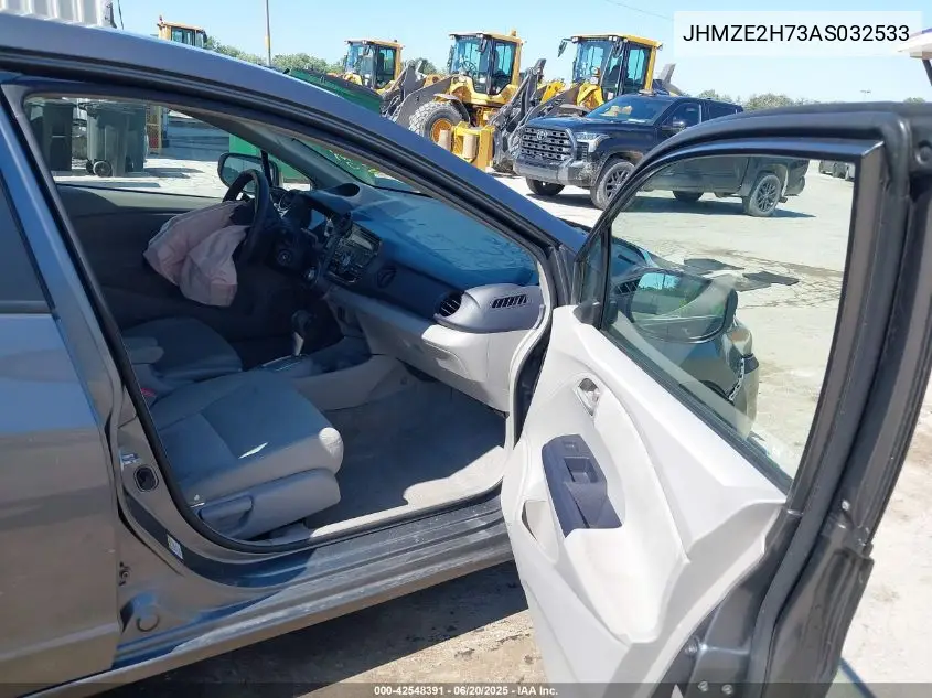 2010 Honda Insight Ex VIN: JHMZE2H73AS032533 Lot: 42548391