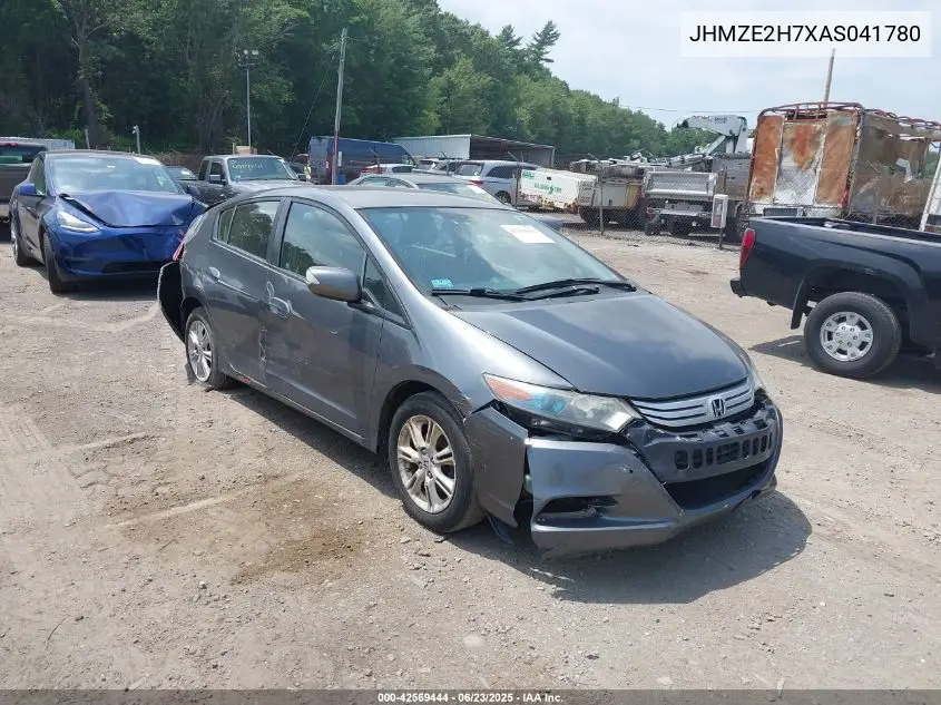 2010 Honda Insight Ex VIN: JHMZE2H7XAS041780 Lot: 42569444