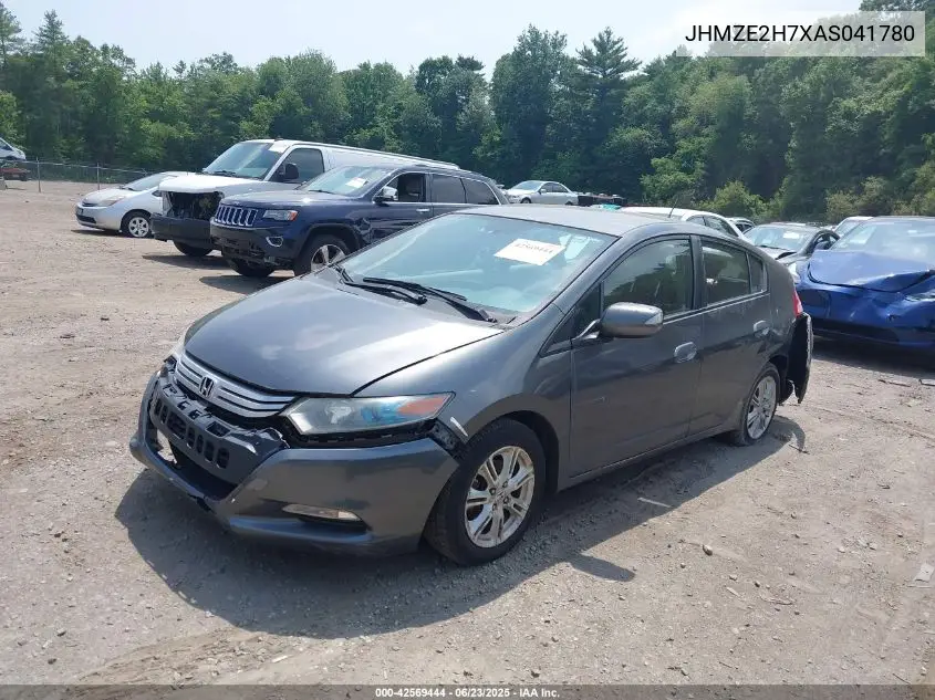 2010 Honda Insight Ex VIN: JHMZE2H7XAS041780 Lot: 42569444