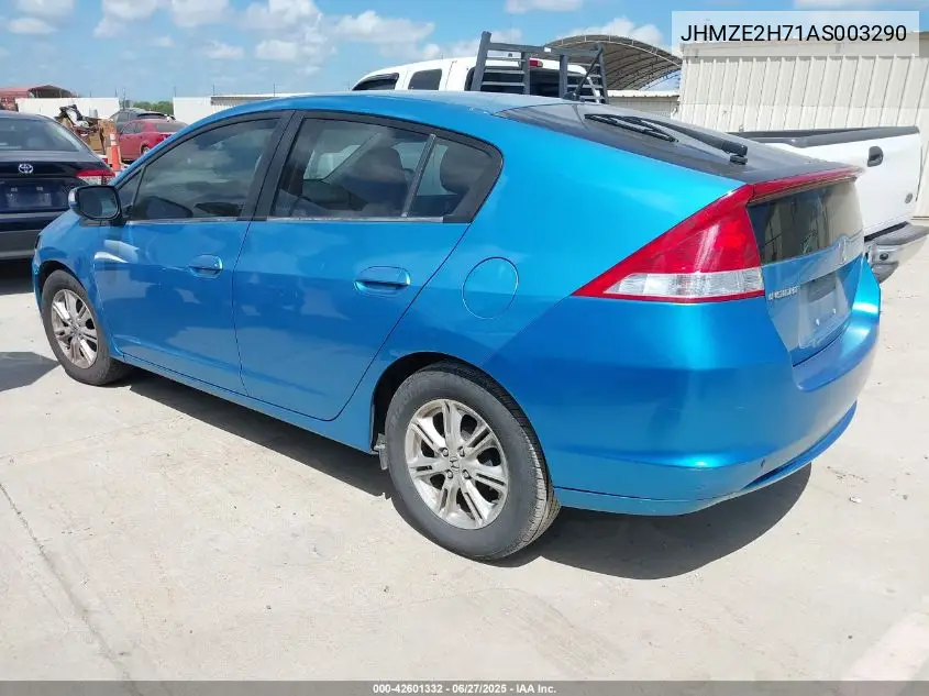 2010 Honda Insight Ex VIN: JHMZE2H71AS003290 Lot: 42601332