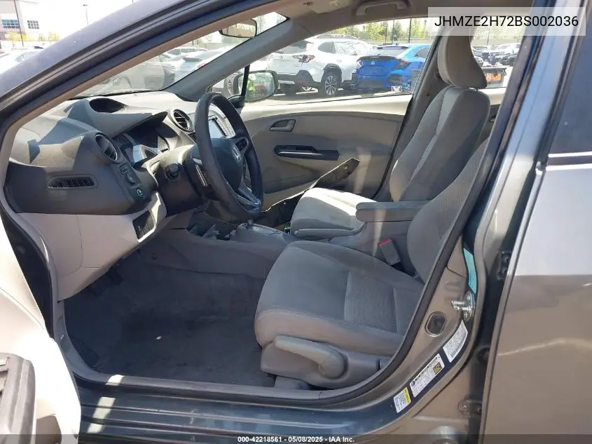 2011 Honda Insight Ex VIN: JHMZE2H72BS002036 Lot: 42218561