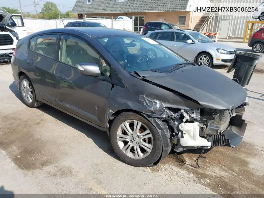 2011 Honda Insight Ex VIN: JHMZE2H7XBS006254 Lot: 42222213