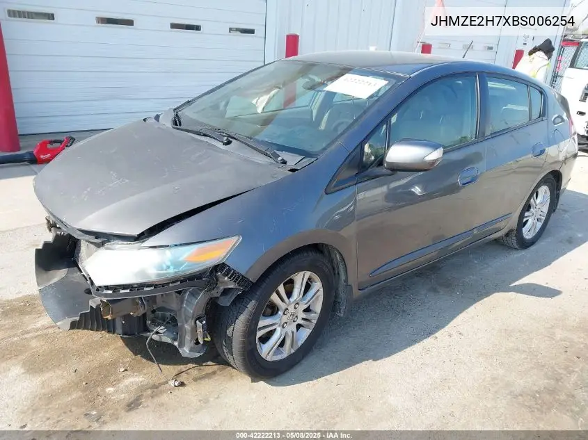 2011 Honda Insight Ex VIN: JHMZE2H7XBS006254 Lot: 42222213