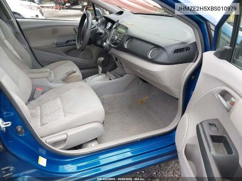 2011 Honda Insight Lx VIN: JHMZE2H5XBS010979 Lot: 42238003