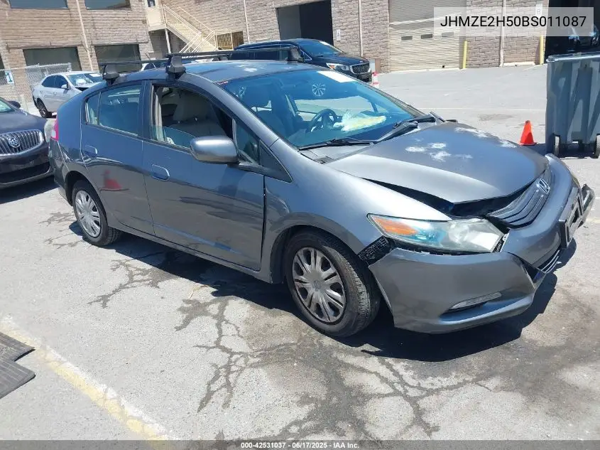 2011 Honda Insight Lx VIN: JHMZE2H50BS011087 Lot: 42531037