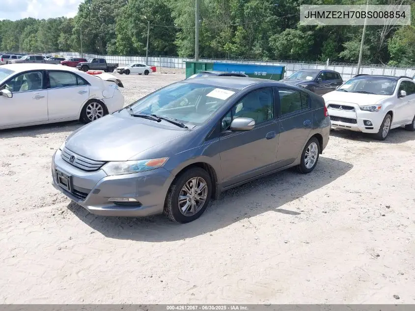 2011 Honda Insight Ex VIN: JHMZE2H70BS008854 Lot: 42612067