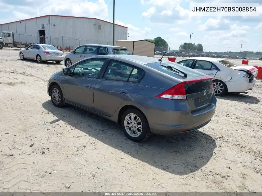 2011 Honda Insight Ex VIN: JHMZE2H70BS008854 Lot: 42612067