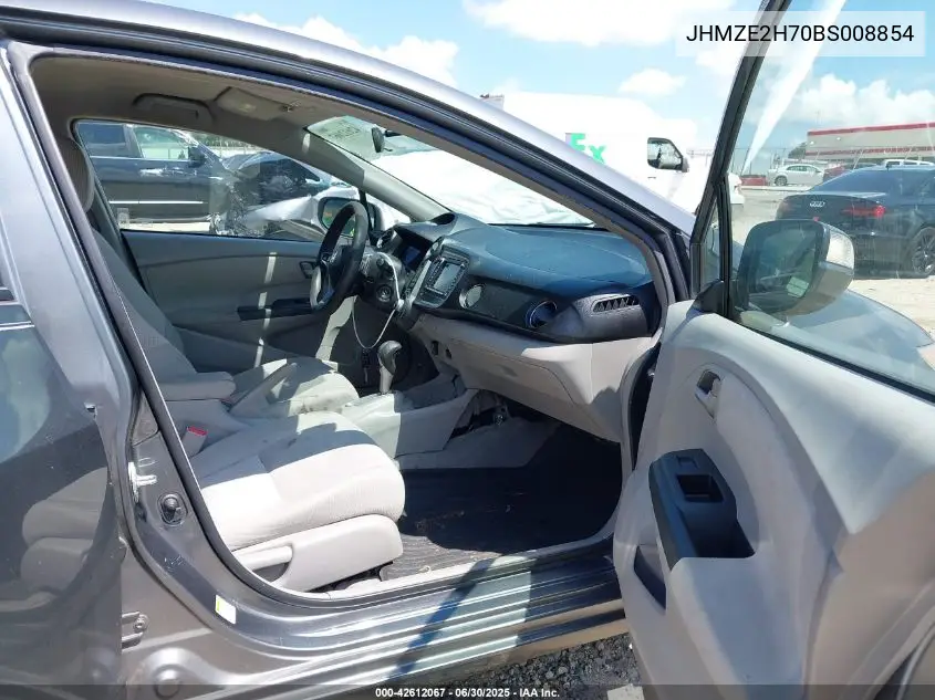 2011 Honda Insight Ex VIN: JHMZE2H70BS008854 Lot: 42612067