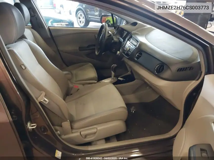2012 Honda Insight Ex VIN: JHMZE2H76CS003773 Lot: 41926342