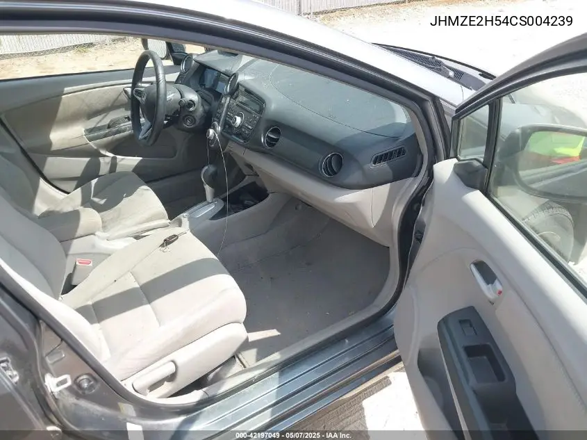 2012 Honda Insight Lx VIN: JHMZE2H54CS004239 Lot: 42197049