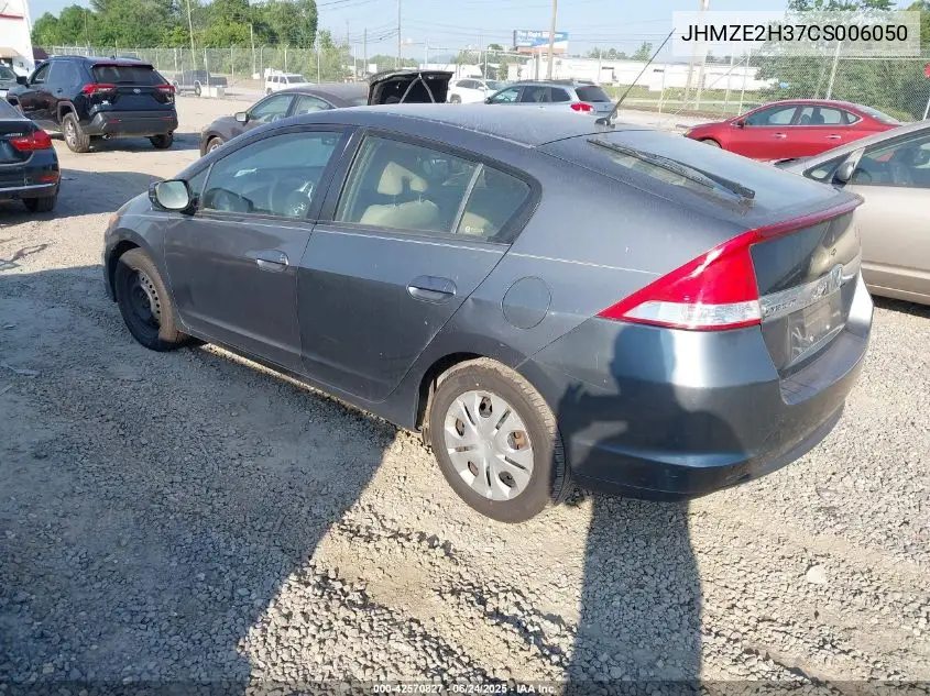 2012 Honda Insight VIN: JHMZE2H37CS006050 Lot: 42570827