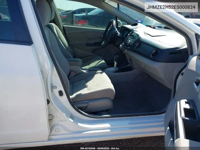 2014 Honda Insight Lx VIN: JHMZE2H52ES000824 Lot: 42182449