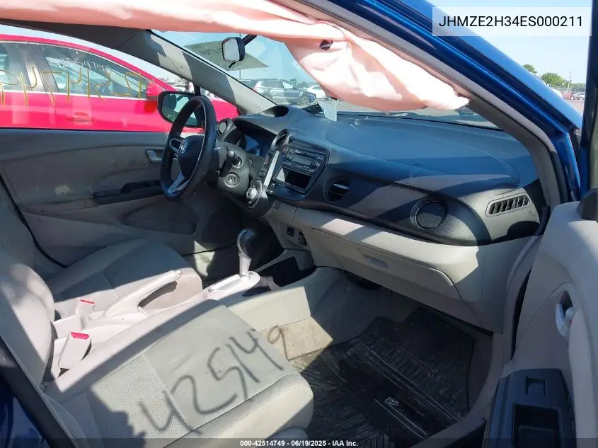 2014 Honda Insight VIN: JHMZE2H34ES000211 Lot: 42514749