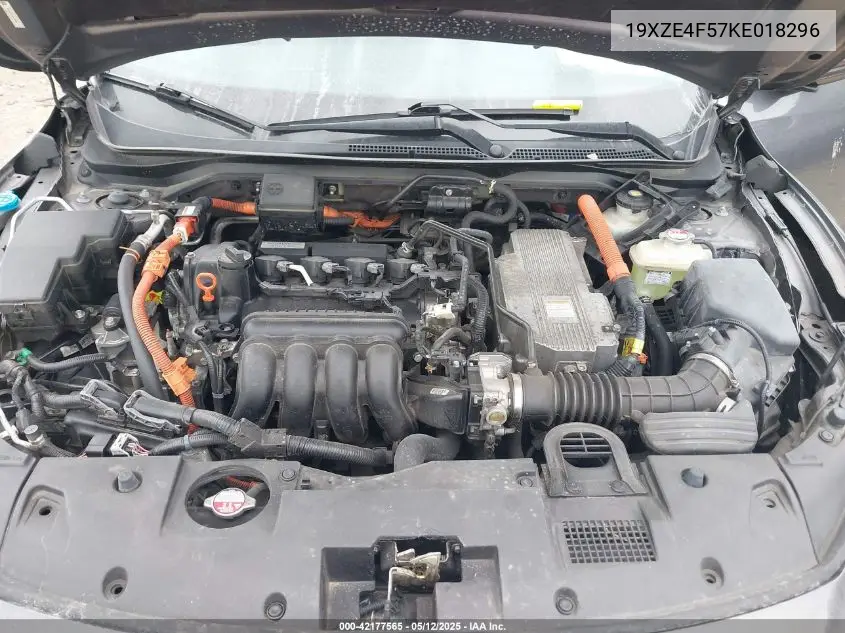 2019 Honda Insight Ex VIN: 19XZE4F57KE018296 Lot: 42177565