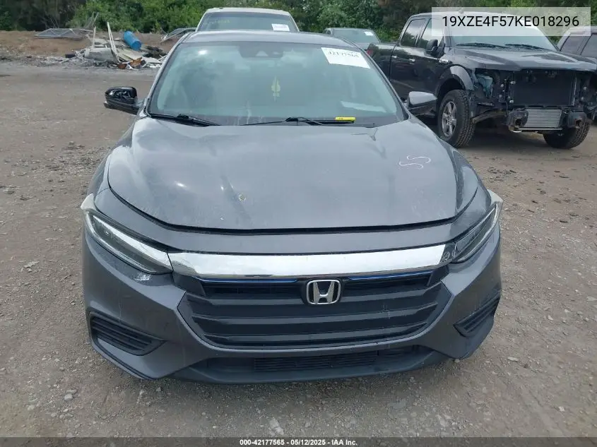 2019 Honda Insight Ex VIN: 19XZE4F57KE018296 Lot: 42177565