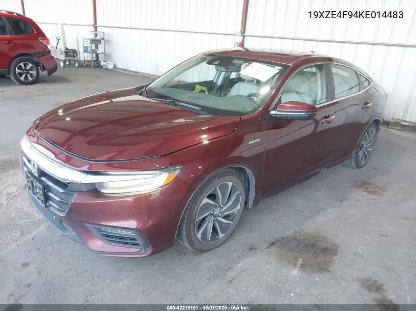 2019 Honda Insight Touring VIN: 19XZE4F94KE014483 Lot: 42218101