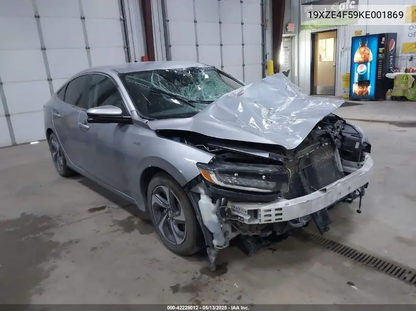 2019 Honda Insight Ex VIN: 19XZE4F59KE001869 Lot: 42228012
