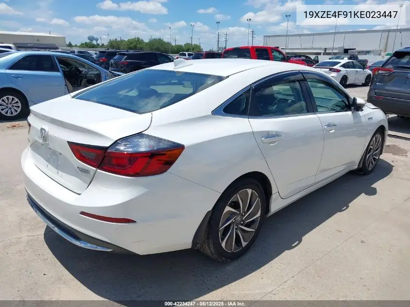 2019 Honda Insight Touring VIN: 19XZE4F91KE023447 Lot: 42234247