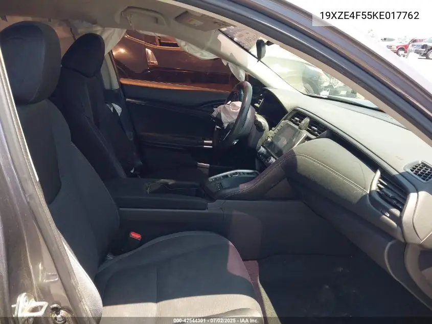 2019 Honda Insight Ex VIN: 19XZE4F55KE017762 Lot: 42544301