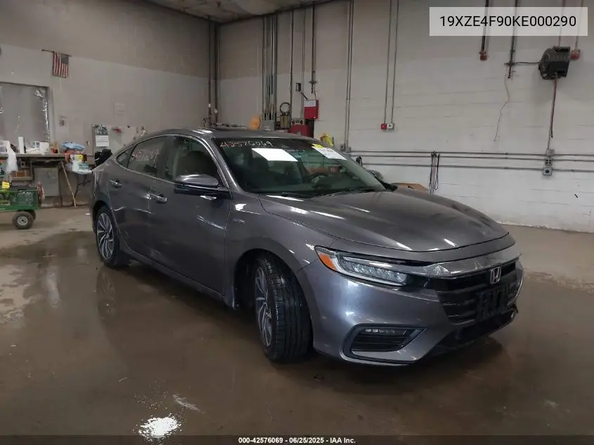 2019 Honda Insight Touring VIN: 19XZE4F90KE000290 Lot: 42576069