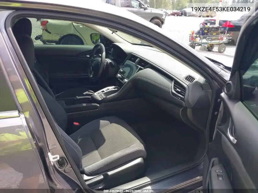 2019 Honda Insight Ex VIN: 19XZE4F53KE034219 Lot: 42579122