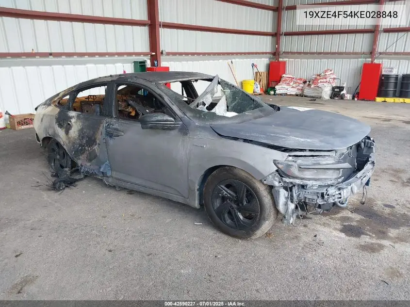 2019 Honda Insight Ex VIN: 19XZE4F54KE028848 Lot: 42590227