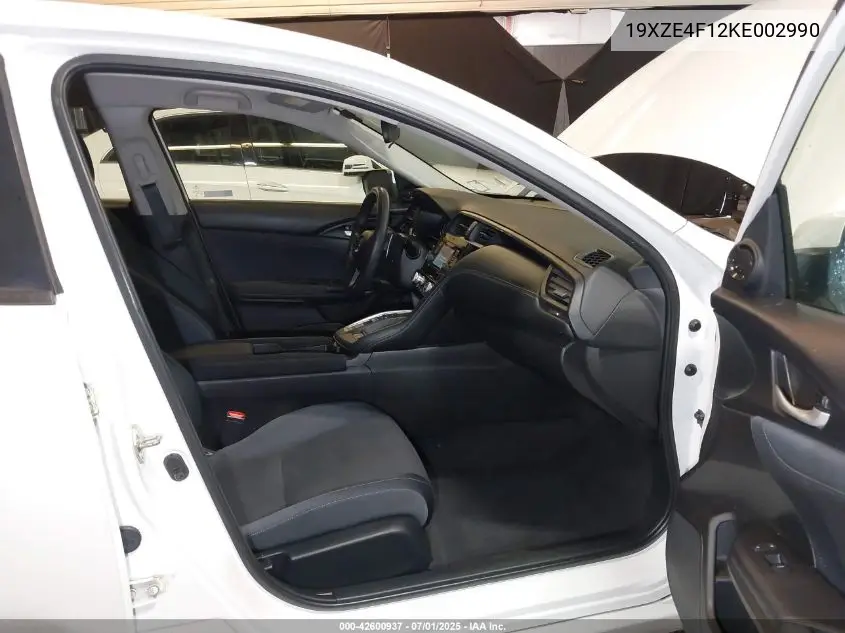 2019 Honda Insight Lx VIN: 19XZE4F12KE002990 Lot: 42600937