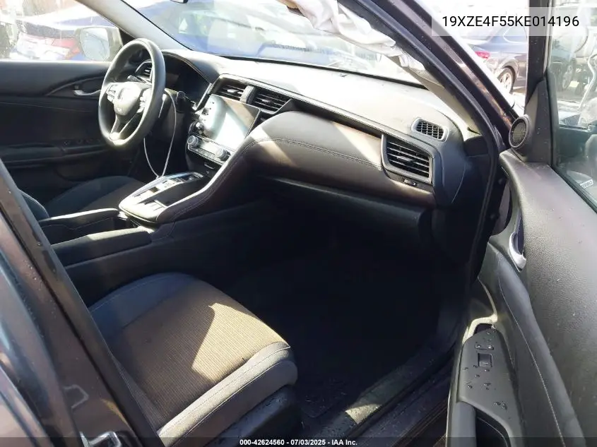 2019 Honda Insight Ex VIN: 19XZE4F55KE014196 Lot: 42624560