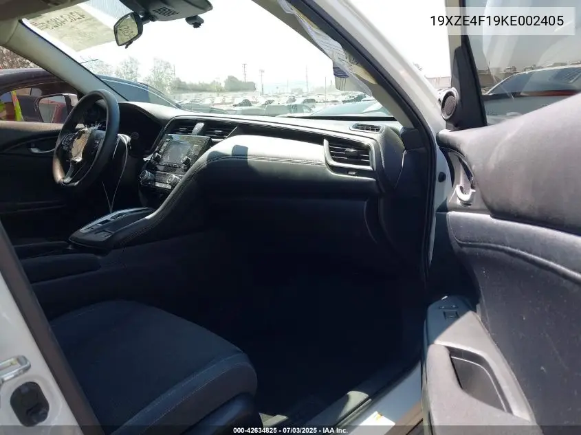 2019 Honda Insight Lx VIN: 19XZE4F19KE002405 Lot: 42634825
