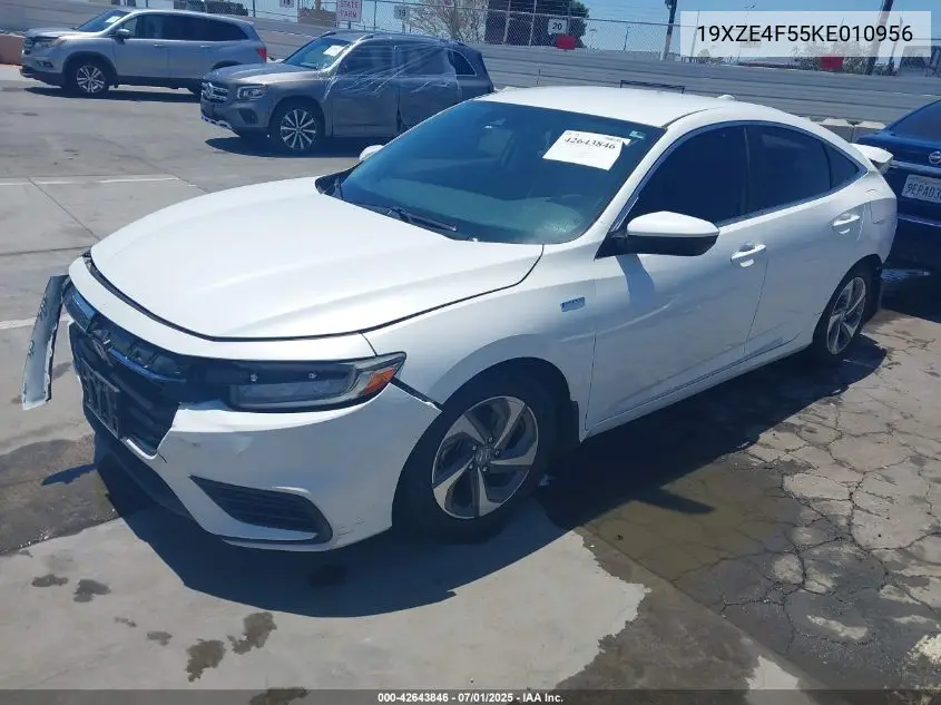 2019 Honda Insight Ex VIN: 19XZE4F55KE010956 Lot: 42643846