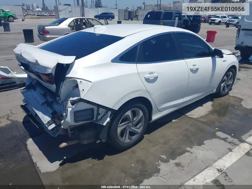 2019 Honda Insight Ex VIN: 19XZE4F55KE010956 Lot: 42643846