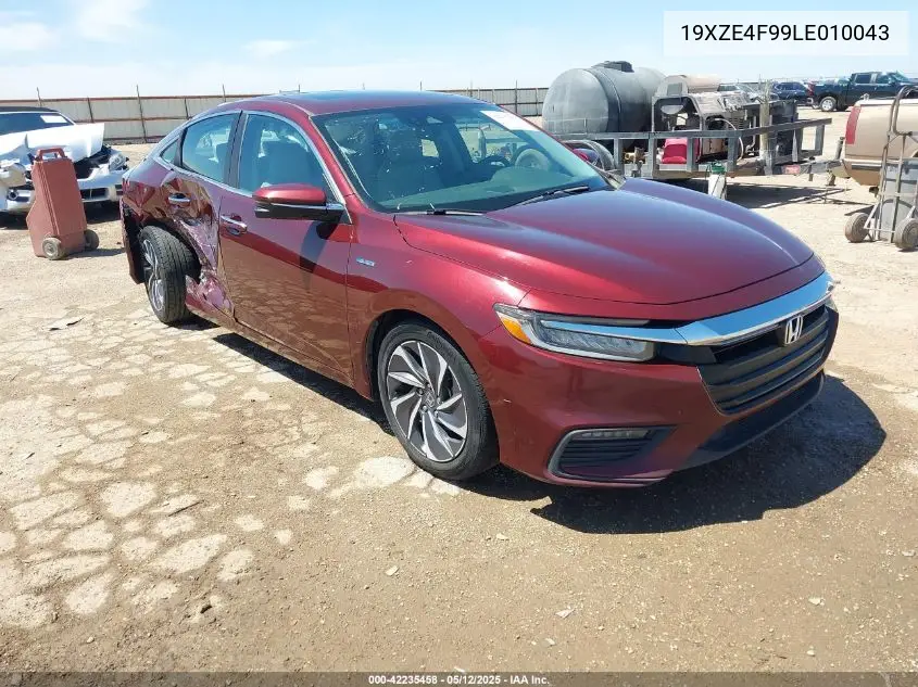 2020 Honda Insight Touring VIN: 19XZE4F99LE010043 Lot: 42235458
