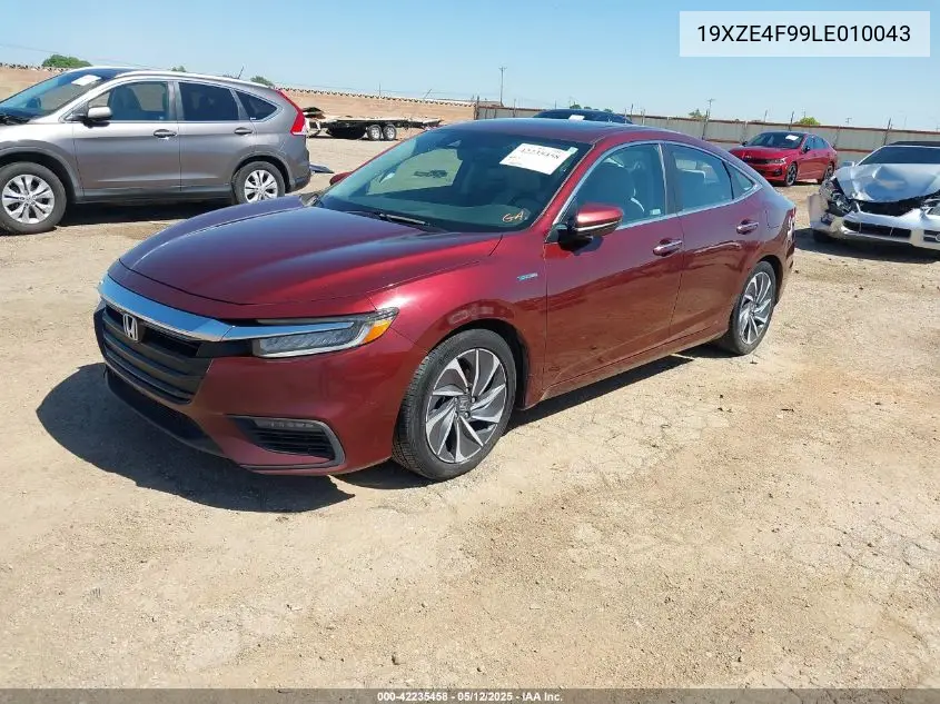 2020 Honda Insight Touring VIN: 19XZE4F99LE010043 Lot: 42235458