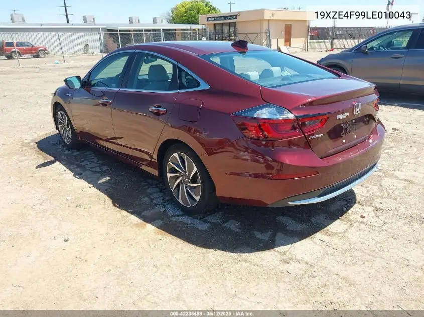 2020 Honda Insight Touring VIN: 19XZE4F99LE010043 Lot: 42235458