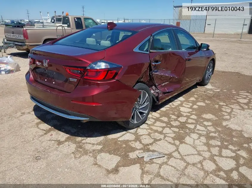 2020 Honda Insight Touring VIN: 19XZE4F99LE010043 Lot: 42235458