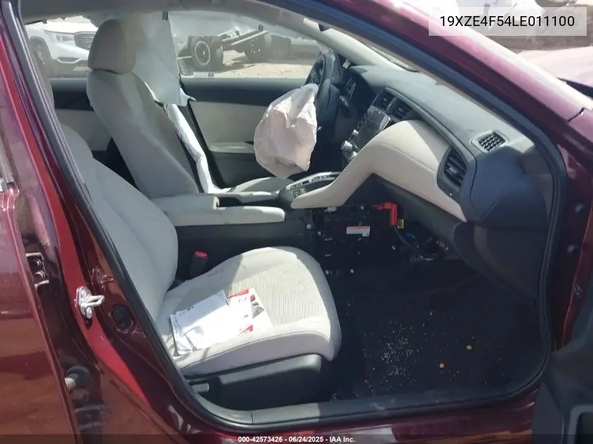 2020 Honda Insight Ex VIN: 19XZE4F54LE011100 Lot: 42573426