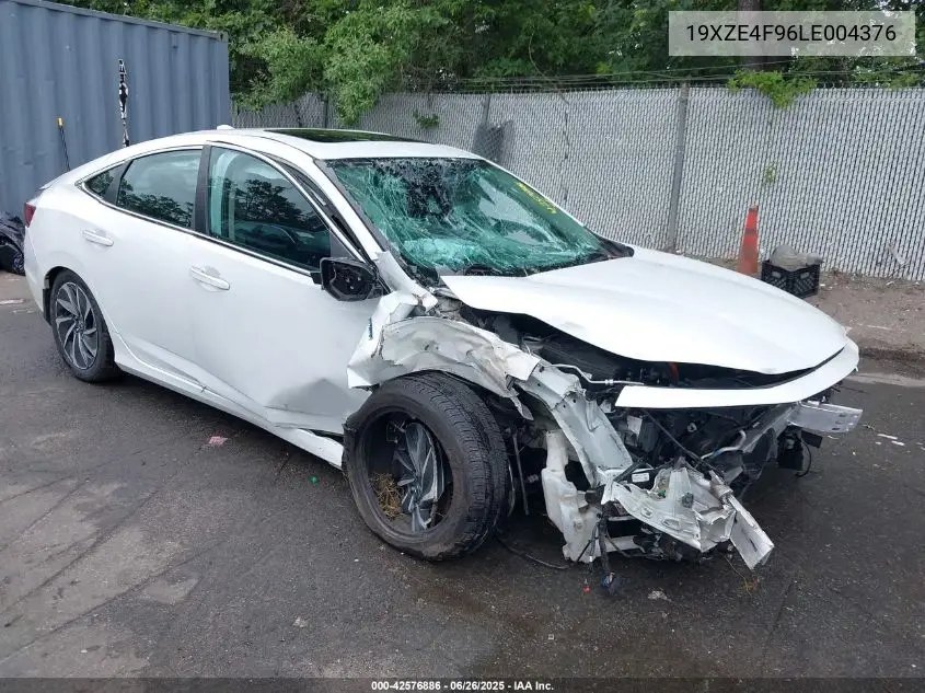 2020 Honda Insight Touring VIN: 19XZE4F96LE004376 Lot: 42576886