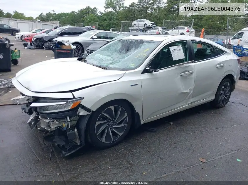 2020 Honda Insight Touring VIN: 19XZE4F96LE004376 Lot: 42576886