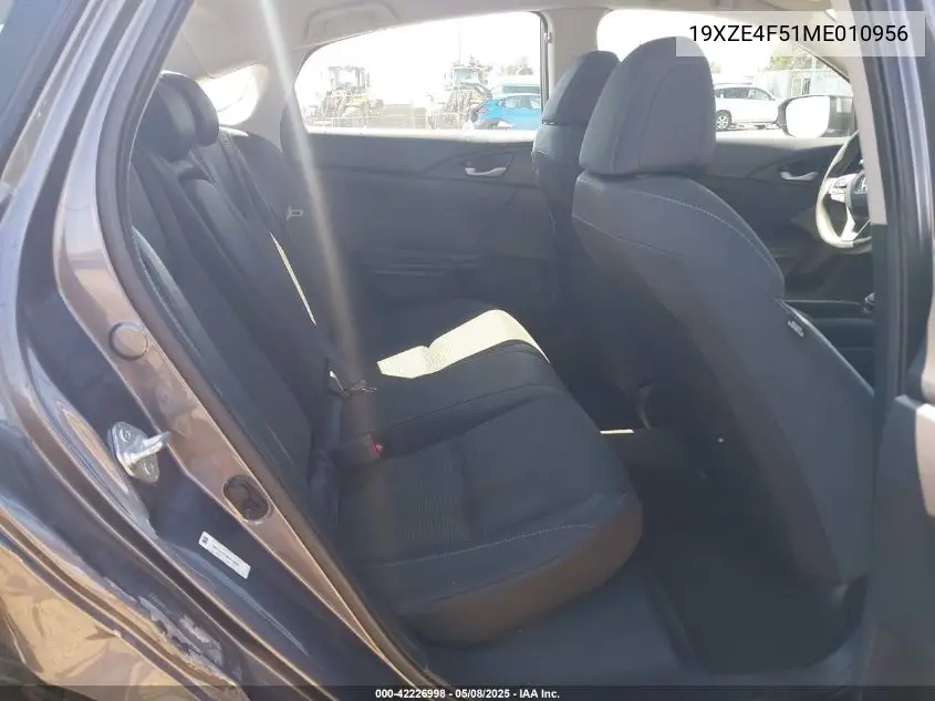 2021 Honda Insight Ex VIN: 19XZE4F51ME010956 Lot: 42226998