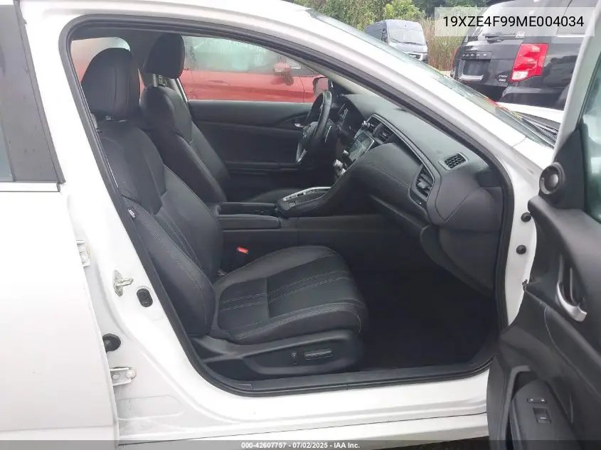 2021 Honda Insight Touring VIN: 19XZE4F99ME004034 Lot: 42607757