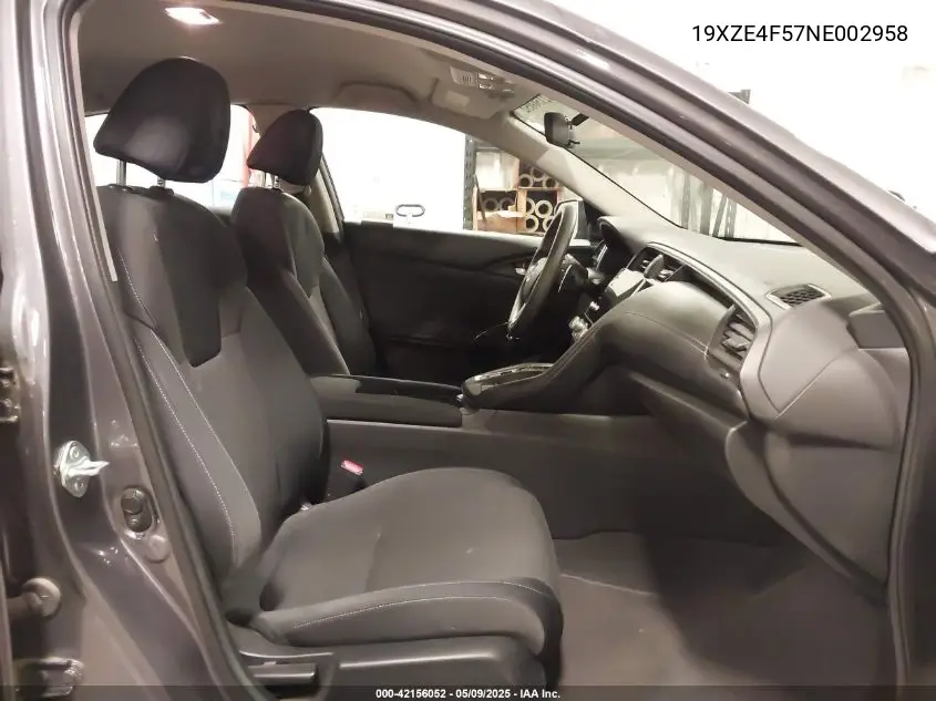 2022 Honda Insight Ex VIN: 19XZE4F57NE002958 Lot: 42156052