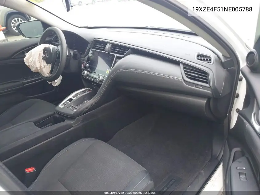 2022 Honda Insight Ex VIN: 19XZE4F51NE005788 Lot: 42197762