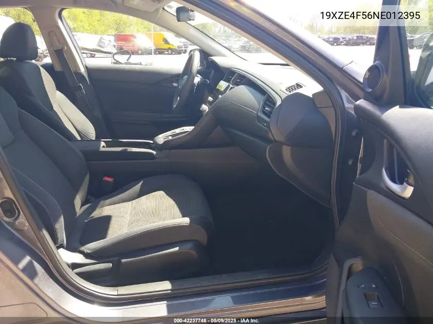 2022 Honda Insight Ex VIN: 19XZE4F56NE012395 Lot: 42237746