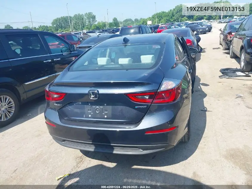 2022 Honda Insight Ex VIN: 19XZE4F59NE013153 Lot: 42591224
