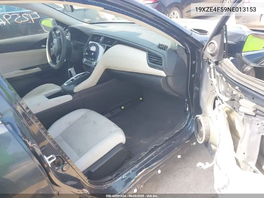 2022 Honda Insight Ex VIN: 19XZE4F59NE013153 Lot: 42591224